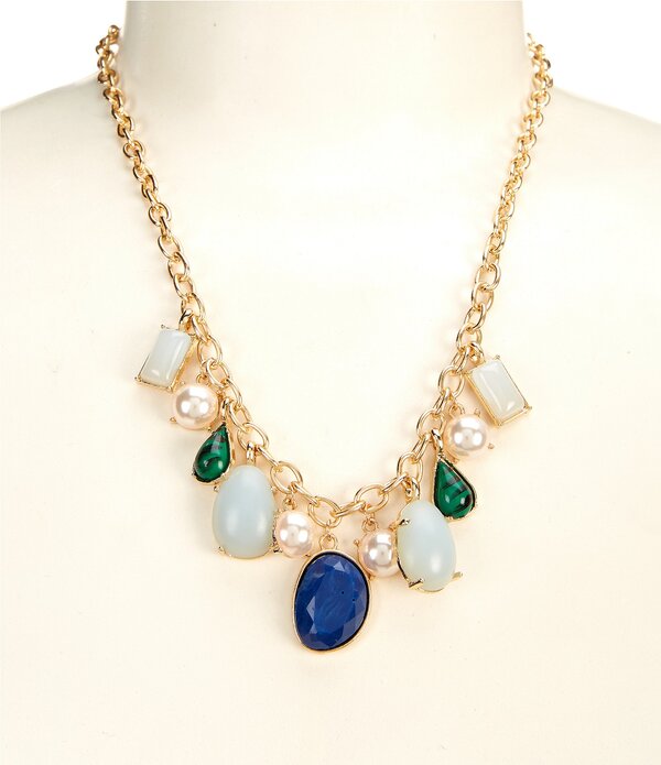 Other - ディラーズ レディース アクセサリー ネックレス・チョーカー レース Dillard's Amalfi Bluestatement Necklace Multi/Gold ゴールド
