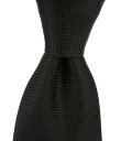 【送料無料】 ダニエル クレミュ メンズ ネクタイ アクセサリー Oxford Solid Traditional 3 1/4 Silk Tie Black