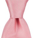 【送料無料】 ダニエル クレミュ メンズ ネクタイ アクセサリー Oxford Solid Traditional 3 1/4 Silk Tie Pink
