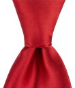 【送料無料】 ムラノ メンズ ネクタイ アクセサリー Big & Tall Solid Satin Traditional 3 1/8 Silk Tie Red
