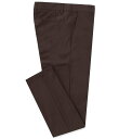 【送料無料】 ローヌ メンズ カジュアルパンツ ボトムス Slim Fit Flat Front Commuter Stretch Pants Dark Espresso(4)