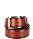 【送料無料】 マグナーニ メンズ ベルト アクセサリー Men's Carbon Leather Belt Cognac
