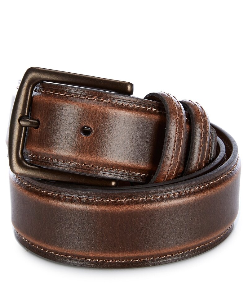 Other - ダニエル クレミュ メンズ アクセサリー ベルト レザー Cremieux 40MM Brown Mountain Leather Belt Brown ブラウン