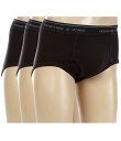 【送料無料】 ラウンドトゥリーアンドヨーク メンズ ブリーフパンツ アンダーウェア Big & Tall Full-Cut Briefs 3-Pack Black