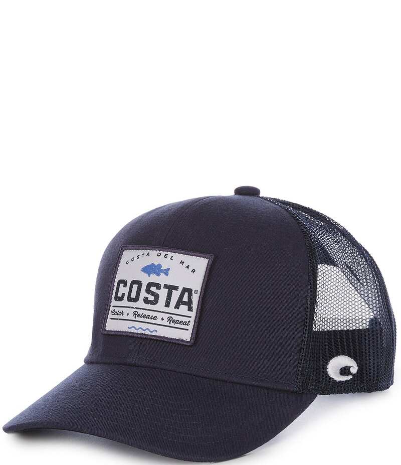 【送料無料】 コスタ メンズ 帽子 アクセサリー Topwater Trucker Hat Navy