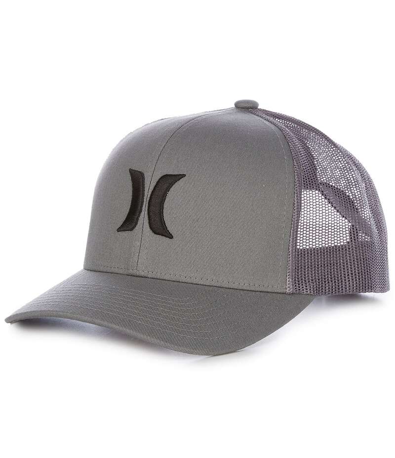 ハーレー メンズ アクセサリー 帽子 Hurley Del Mar Trucker Hat Dark Grey グレー