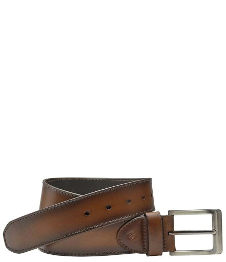 【送料無料】 ジョンストンアンドマーフィー メンズ ベルト アクセサリー Men's Burnished Edge Belt Brown 【送料無料】 ジョンストンアンドマーフィー メンズ ベルト アクセサリー Men's Burnished Edge Belt Brown