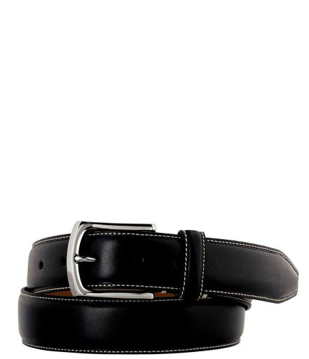【送料無料】 ジョンストンアンドマーフィー メンズ ベルト アクセサリー Men's Top Stitch Belt Black 【送料無料】 ジョンストンアンドマーフィー メンズ ベルト アクセサリー Men's Top Stitch Belt Black