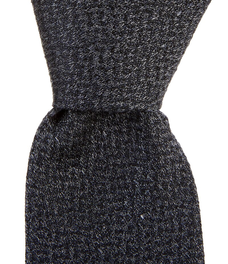 【送料無料】 ムラノ メンズ ネクタイ アクセサリー Grain Non-Solid 2 3/4 Silk/Linen Woven Tie Black