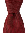 【送料無料】 ヒューゴボス メンズ ネクタイ アクセサリー Textured Solid 2.95 Silk Tie Dark Red