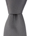 【送料無料】 ヒューゴボス メンズ ネクタイ アクセサリー Textured Solid 2.95 Silk Tie Medium Grey