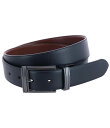 【送料無料】 トラファルガー メンズ ベルト アクセサリー Maverick Reversible Leather Dress Belt Black To Br...