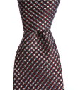 【送料無料】 ヒューゴボス メンズ ネクタイ アクセサリー Patterned 2.36 Silk Blend Tie Bright Red