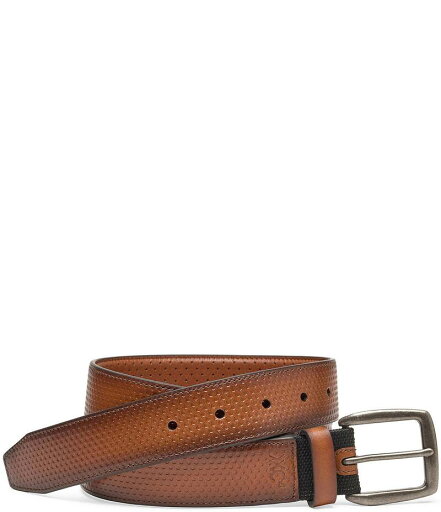 【送料無料】 ジョンストンアンドマーフィー メンズ ベルト アクセサリー Men's XC4 Burnished Perforated Belt Tan 【送料無料】 ジョンストンアンドマーフィー メンズ ベルト アクセサリー Men's XC4 Burnished Perforated Belt Tan
