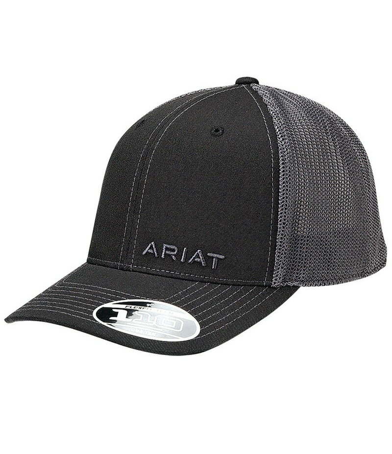 アリアト メンズ アクセサリー 帽子 キャップ Ariat FlexfitR 110 Cap Black ブラック