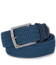 【送料無料】 トラビスマヒュー メンズ ベルト アクセサリー Little Luck 1 3/4 Stretch Woven Belt Dark Teal