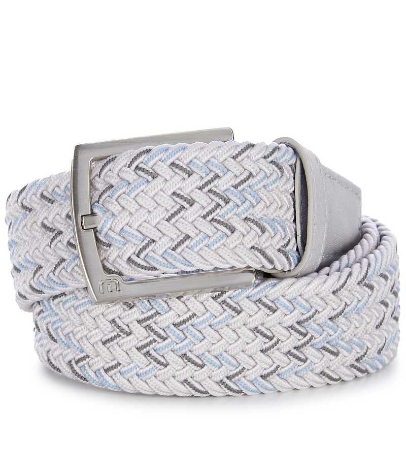 【送料無料】 トラビスマヒュー メンズ ベルト アクセサリー Travismathew Silent Treatment 1 3/4 Stretch Woven Belt Optic White