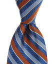 【送料無料】 ダニエル クレミュ メンズ ネクタイ アクセサリー Multi Stripes 3 1/4 Woven Silk Tie Blue