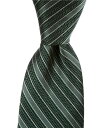 【送料無料】 ムラノ メンズ ネクタイ アクセサリー Multi Stripe 3 1/8 Woven Silk Tie Green