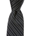 【送料無料】 ムラノ メンズ ネクタイ アクセサリー Multi Stripe 3 1/8 Woven Silk Tie Grey