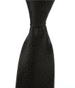 【送料無料】 ムラノ メンズ ネクタイ アクセサリー Solid Nonsolid 2 3/4 Woven Silk Tie Black