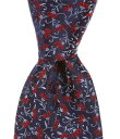【送料無料】 ラウンドトゥリーアンドヨーク メンズ ネクタイ アクセサリー Micro Flowers 3 1/8 Woven Silk Tie Red/Blu...