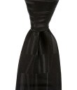 【送料無料】 ムラノ メンズ ネクタイ アクセサリー Abstract Lines 3 1/8 Woven Silk Tie Black