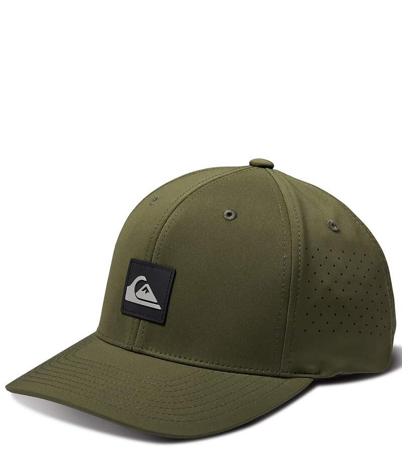 クイックシルバー メンズ アクセサリー 帽子 キャップ Quiksilver Adapted Flexfit Cap Army アーミー