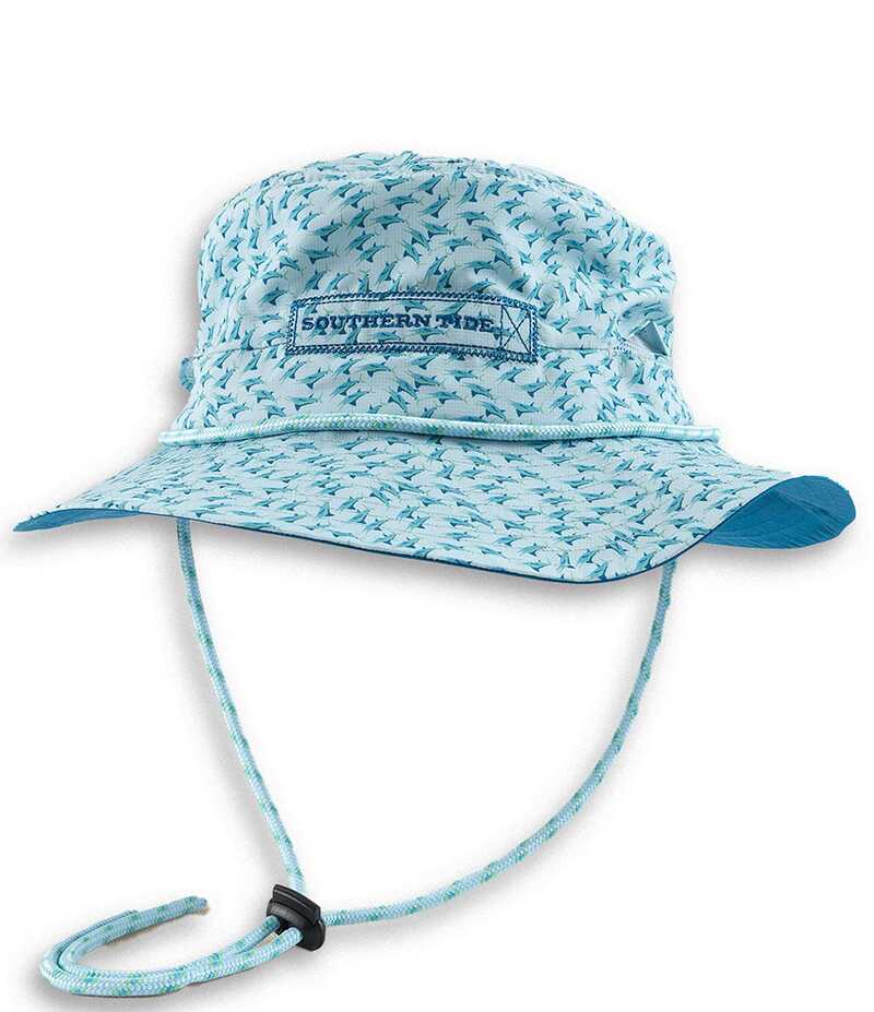 サウザーンタイド メンズ アクセサリー 帽子 Southern Tide Waterway Fintastic Performance Sun Hat Ceru...