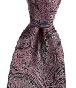 【送料無料】 ヒッキーフリーマン メンズ ネクタイ アクセサリー Paisley 3 1/4 Silk Tie Navy/Pink