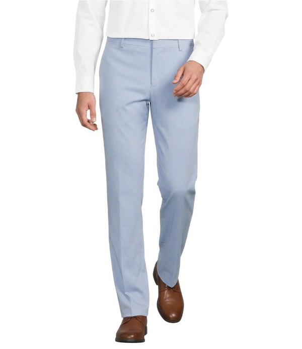 ムラノ メンズ ボトムス カジュアルパンツ スリムフィット Tシャツ キャップ Murano Thevent Capsule Alex Slim Fit Sateen Suit Separates Dress Pants Light Periwinkle