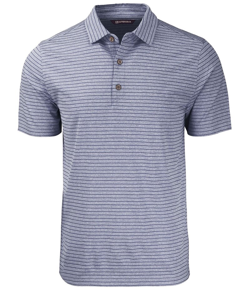 ReVida ŷԾŹ㤨֥åɥХå  ȥåץ  ݥ ȡ Cutter & Buck Big & Tall Performance Stretch Forge Eco Heather Stripe Short Sleeve Polo Shirt Navy Blue Heather إפβǤʤ24,980ߤˤʤޤ