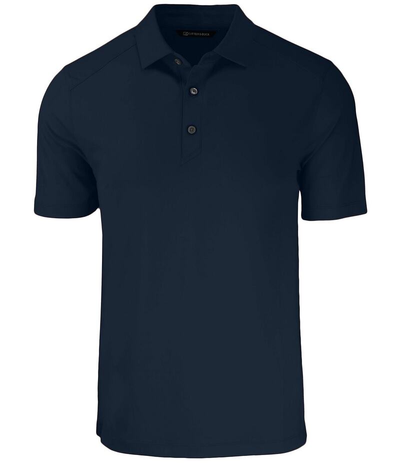 【送料無料】 カッターアンドバック メンズ シャツ トップス Big & Tall Performance Stretch Forge Eco Short Sleeve Polo Shirt Navy Blue