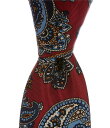 【送料無料】 ダニエル クレミュ メンズ ネクタイ アクセサリー Big & Tall Paisley Print 3 1/4 Woven Silk Tie R...