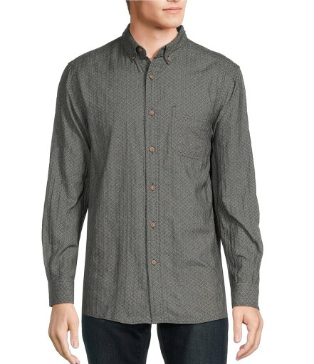 【送料無料】 ラウン メンズ シャツ トップス Big & Tall Long Sleeve Herringbone Geometric Print Woven Shirt Dark Navy 【送料無料】 ラウン メンズ シャツ トップス Big & Tall Long Sleeve Herringbone Geometric Print Woven Shirt Dark Navy