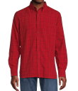【送料無料】 ダニエル クレミュ メンズ シャツ トップス Blue Label Big & Tall Classic Fit Medium Plaid Oxford Long Sleeve Woven Shirt Chilli Pepper