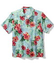 【送料無料】 トッミーバハマ メンズ シャツ トップス Big & Tall Fridas Garden Floral Print Short Sleeve Shirt Morning Sky(4)