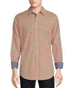【送料無料】 ダニエル クレミュ メンズ シャツ トップス Premium Denim Big & Tall Geo Print Stretch Long Sl...