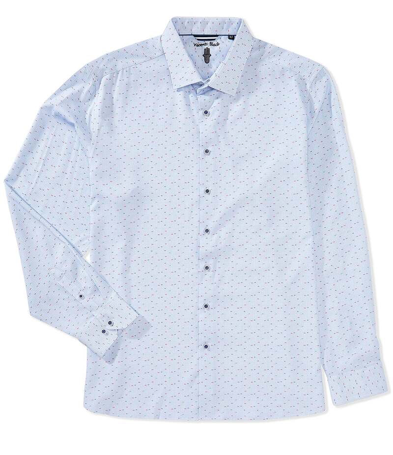 ビスコッティ メンズ トップス シャツ プリント トール Visconti Big & Tall Multi Dot Print Stretch ..