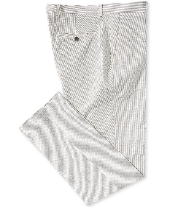 ペリーエリス メンズ ボトムス カジュアルパンツ スリムフィット Perry Ellislim Fit Seersucker Suit Separates Pants Chiseled Stone ストーン