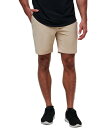 【送料無料】 トラビスマヒュー メンズ ハーフパンツ・ショーツ ボトムス Tech Chino 8 Inseam Shorts Khaki(4)