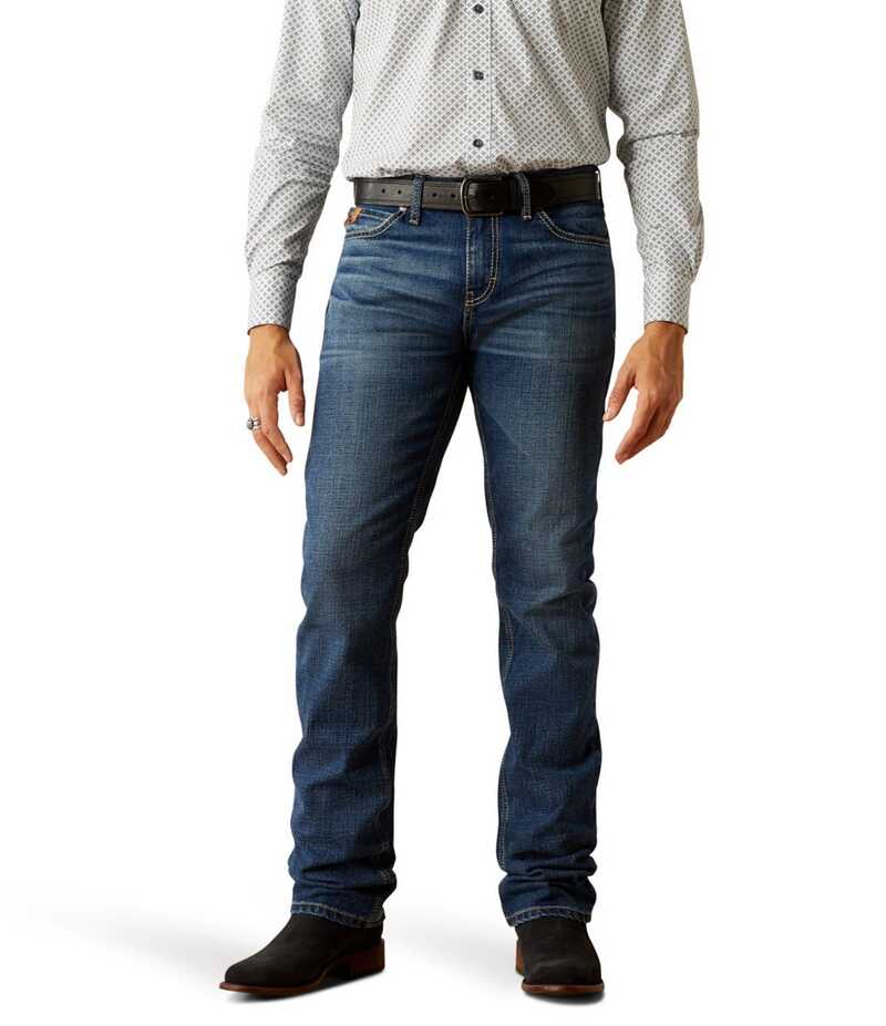 【送料無料】 アリアト メンズ デニムパンツ ジーンズ ボトムス M8 Ashton Slimmest Fit Straight Leg Jeans BLue