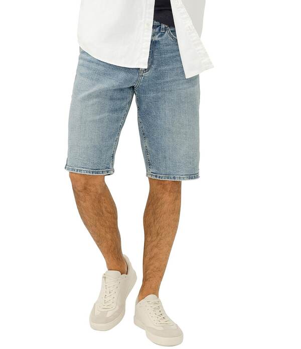 シルバー ジーンズ メンズ ボトムス ハーフパンツ・ショーツ リラックスフィット ショートパンツ Silver Jeans Co. Zac Relaxed Fit 12 Inseam Shortsplit