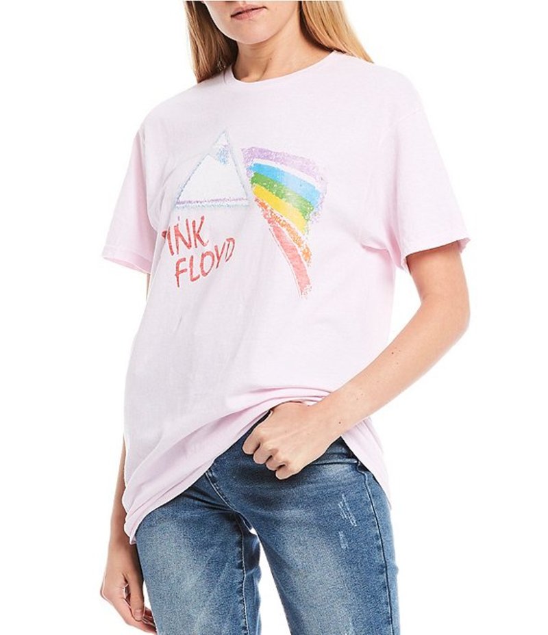 ジャンクフード レディース Tシャツ トップス Pink Floyd Short Sleeve Graphic Tee Soft Pink