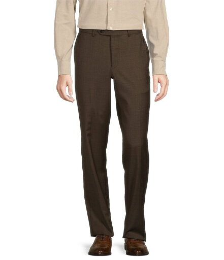 【送料無料】 ダニエル クレミュ メンズ カジュアルパンツ ボトムス Modern Fit Flat Front Sharkskin Pattern Dress Pants Brown 【送料無料】 ダニエル クレミュ メンズ カジュアルパンツ ボトムス Modern Fit Flat Front Sharkskin Pattern Dress Pants Brown