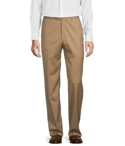 【送料無料】 ハート シャフナー マルクス メンズ カジュアルパンツ ボトムス Chicago Classic Fit Flat Front Solid Pattern Dress Pants Tan 【送料無料】 ハート シャフナー マルクス メンズ カジュアルパンツ ボトムス Chicago Classic Fit Flat Front Solid Pattern Dress Pants Tan