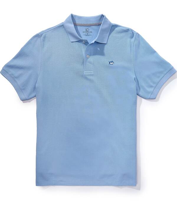 サウザーンタイド メンズ トップス シャツ Southern Tide Skipjack Short Sleeve Polo Shirtide Blue ブルー