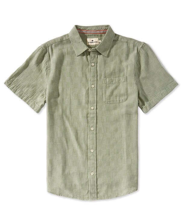 ノーマルブランド メンズ トップス シャツ The Normal Brand Freshwater Short Sleeve Checked Woven Shirt Juniper Check チェック