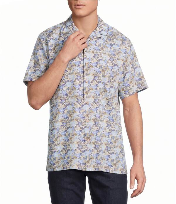 ダニエル クレミュ メンズ トップス シャツ フラワー柄 プリント フラワー Cremieux Blue Label Modal Floral Print Short Sleeve Woven Camp Shirt Multi マルチカラー re-vida-24768437 ReVida 楽天市場店 パッケージ画像
