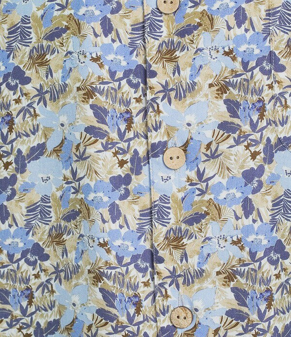 ダニエル クレミュ メンズ トップス シャツ フラワー柄 プリント フラワー Cremieux Blue Label Modal Floral Print Short Sleeve Woven Camp Shirt Multi マルチカラー re-vida-24768437 ReVida 楽天市場店 サンプル画像3